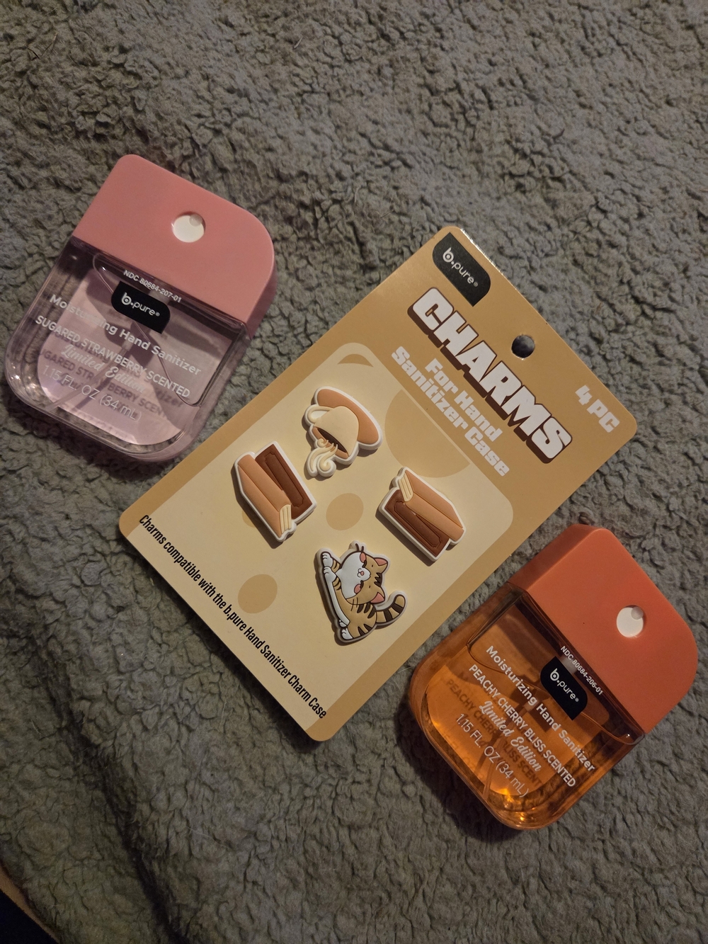 B Pure Hand Sanitizer And 4 Charms